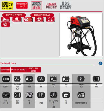 industrial spot welding machine with adjustable welding parameters