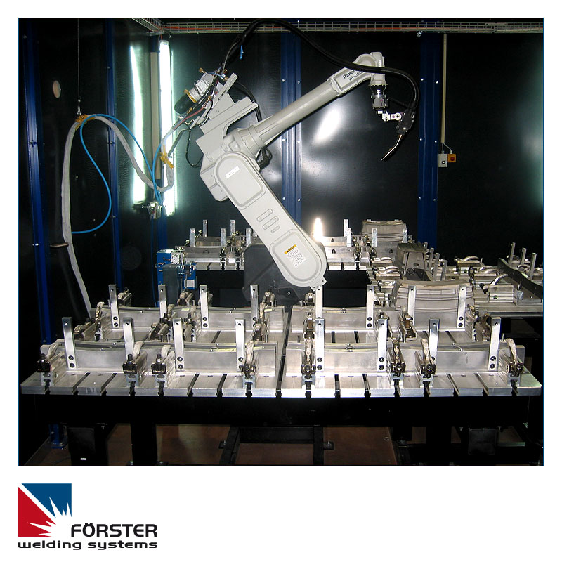 projection welding setup for structural metal components