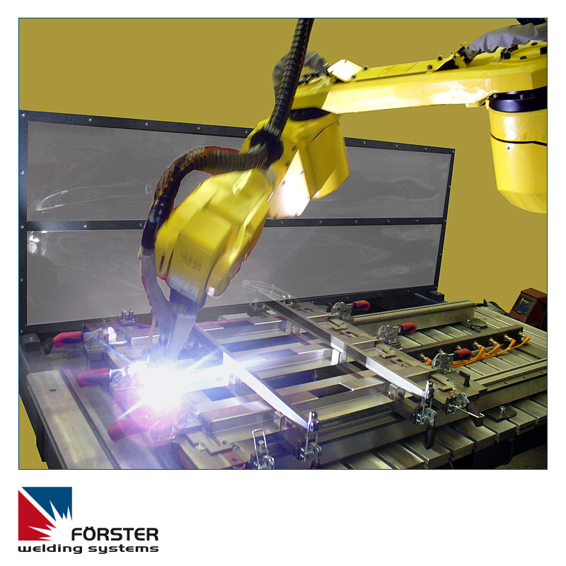 industrial welding handling system for robotic integration