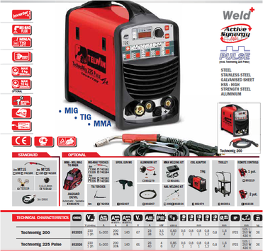 industrial MIG MAG welding equipment for metal fabrication