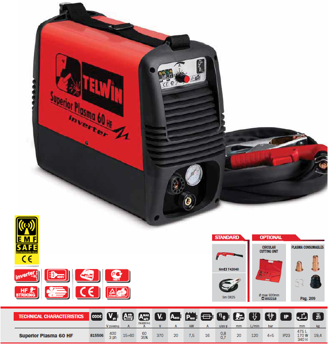 welding and plasma cutting technology for industrial use