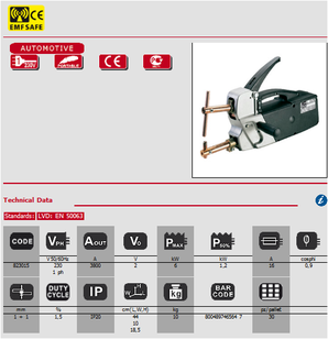 spot welding machine with pneumatic and pedal control systems